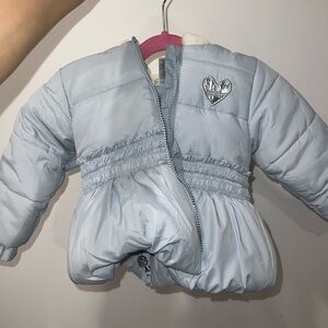 Nicole Miller Blue Jacket with Plush Lining